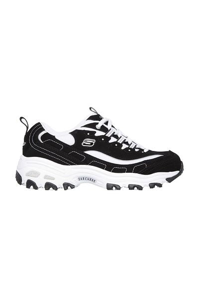 حذاء رياضي نسائي أسود من D'LITES-BIGGEST FAN - 11930 BKW Skechers