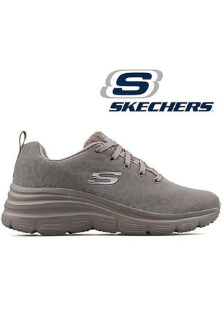 أزياء تناسب88888179 حذاء رياضي نسائي يومي باللون البيج Skechers
