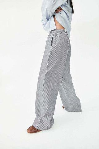 بنطلون قطني برباط