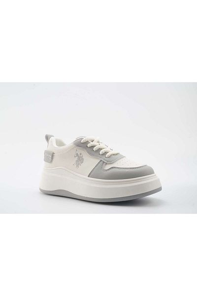 حذاء تشابي للنساء من يو إس بولو أسن باللون الأبيض