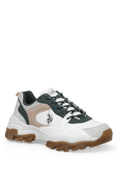 حذاء رياضي نسائي من Tracky 2pr باللون الأبيض