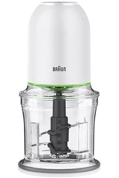 مفرمة MultiPractic 3 بقدرة 500 وات، شفرات رباعية متقدمة، سرعتان، تحكم بضغطة واحدة، قفل أمان CH3011 BRAUN