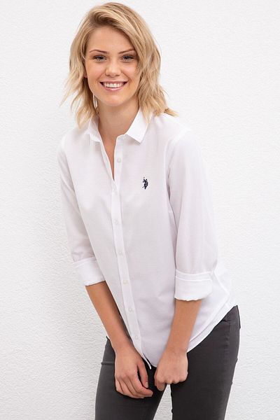 قميص أبيض نسائي G082gl004.000.1177173