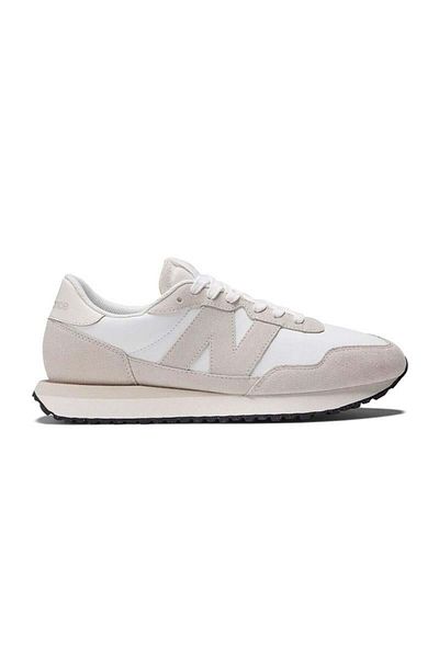 حذاء رياضي أبيض للجنسين من Nb Lifestyle Ms237se New Balance