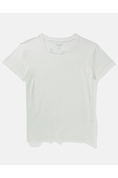 تي شيرت أبيض للنساء/الفتيات U-2370-9465 American Eagle