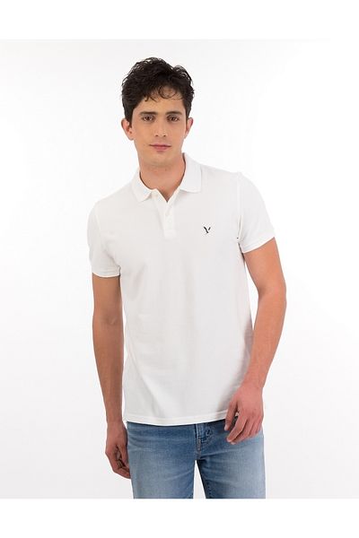 تيشيرت بولو AE Slim Flex U-1165-9146-100 American Eagle