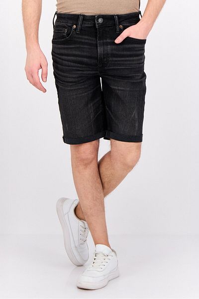 شورت جينز رجالي مغسول، أسود American Eagle