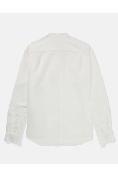 قميص AE Band Collar ذو أزرار American Eagle