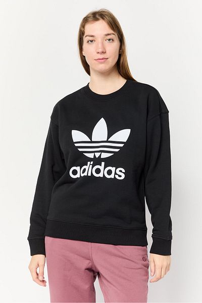 سويت شيرت رياضي نسائي بأكمام طويلة مناسب للخارج، أسود