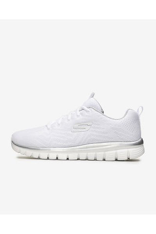 حذاء Graceful-get Connected الرياضي الأبيض للنساء 12615 Wsl Skechers