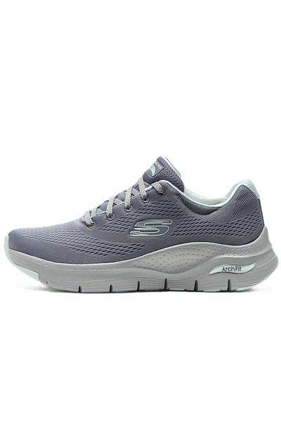 149057TK GYMN Skechers Arch Fıt - حذاء رياضي نسائي كبير الجاذبية رمادي/أخضر فاتح Skechers