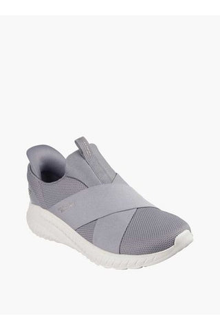 حذاء رياضي سهل الارتداء بحزام متقاطع للنساء من Skechers - BOBS SQUAD CHAOS Skechers