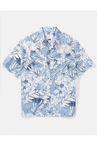 قميص AE زهري بأزرار عند حوض السباحة U-2154-6276 American Eagle