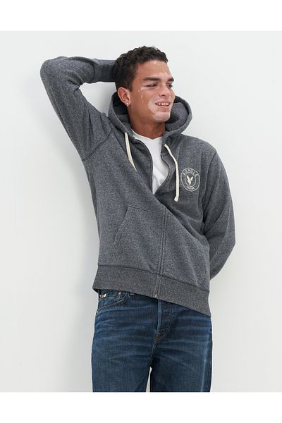 سويت شيرت رمادي للرجال U-0196-1906 American Eagle