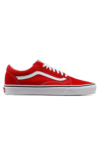 0a4bv5jv61-r Ua Old Skool حذاء رياضي للجنسين باللون الأحمر VANS
