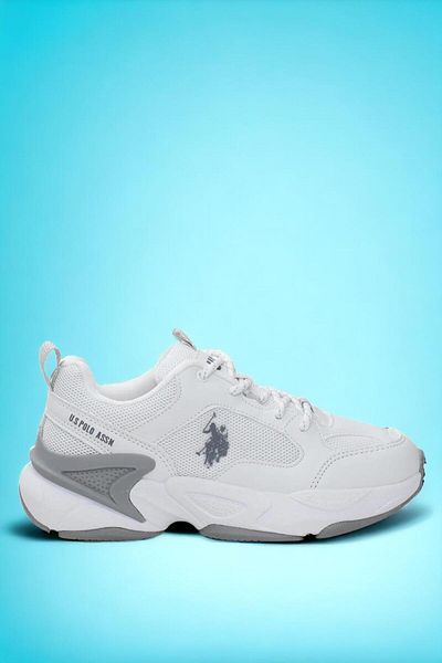 حذاء رياضي نسائي أبيض من Us Polo ASSN Maybe Wmn