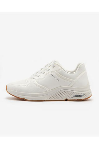 حذاء رياضي نسائي من Miles Arch Fit S - Mile Makers باللون الأبيض 155570   وايت Skechers