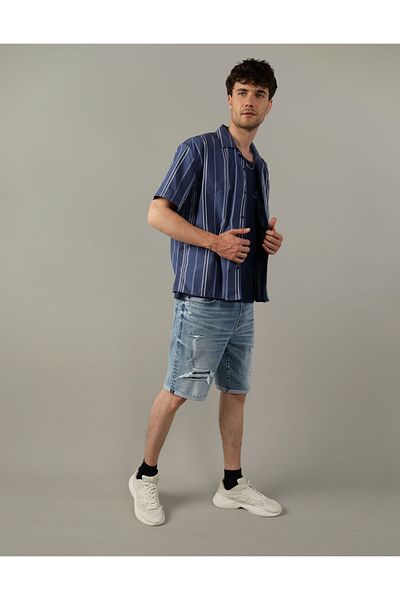 قميص رجالي أزرق U-2154-6186 American Eagle