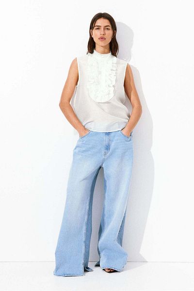 بلوزة مكشكشة