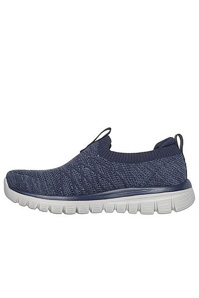 NVY 100693 -NVY حذاء رياضي باللون الأزرق الداكن Skechers
