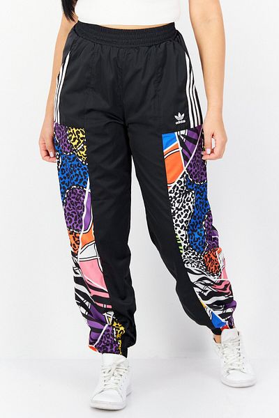 بنطلون رياضي نسائي فضفاض مناسب للأنشطة الخارجية، متعدد الألوان