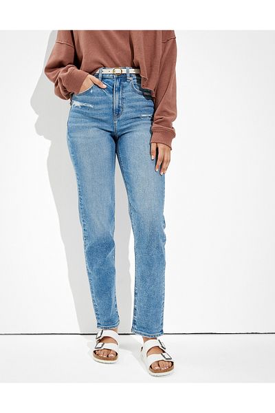 جينز أزرق للنساء/الفتيات U-0436-3507 American Eagle