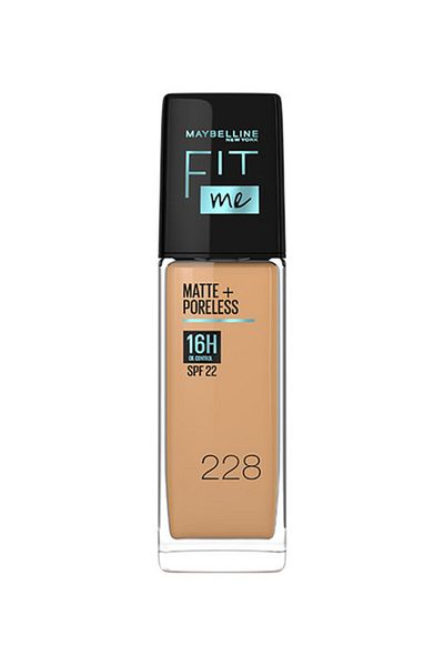 كريم أساس Fit Me Matte & Poreless 16H Oil Control مع عامل حماية من الشمس SPF 22 - 228 L'oreal