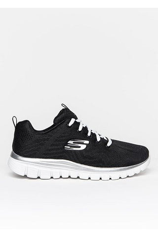 حذاء نسائي أنيق من Lıfestyle 12615-Bkw Skechers