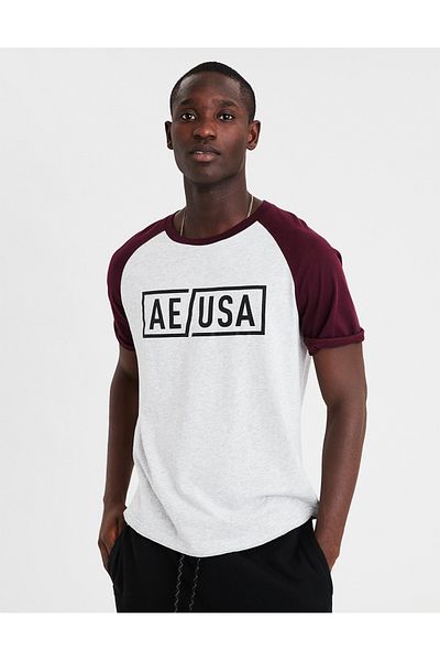 تي شيرت برسومات AE 24/7 American Eagle