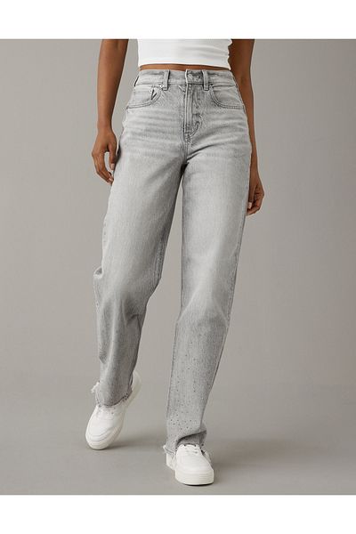 جينز رمادي للنساء/الفتيات U-0437-4739 American Eagle
