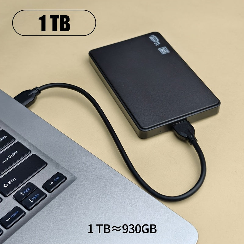 قرص صلب خارجي محمول مع USB 3.0، يقدم سعة تخزين كبيرة تصل إلى 1 تيرابايت، 500 جيجابايت، و320 جيجابايت للهواتف والأجهزة، بالإضافة إلى قرص صلب ميكانيكي بسعة 250 جيجابايت متوافق مع الكمبيوتر الشخصي، ماك، PS، وXbox، مناسب للألعاب، الملفات، الفيديوهات، والموسيق
