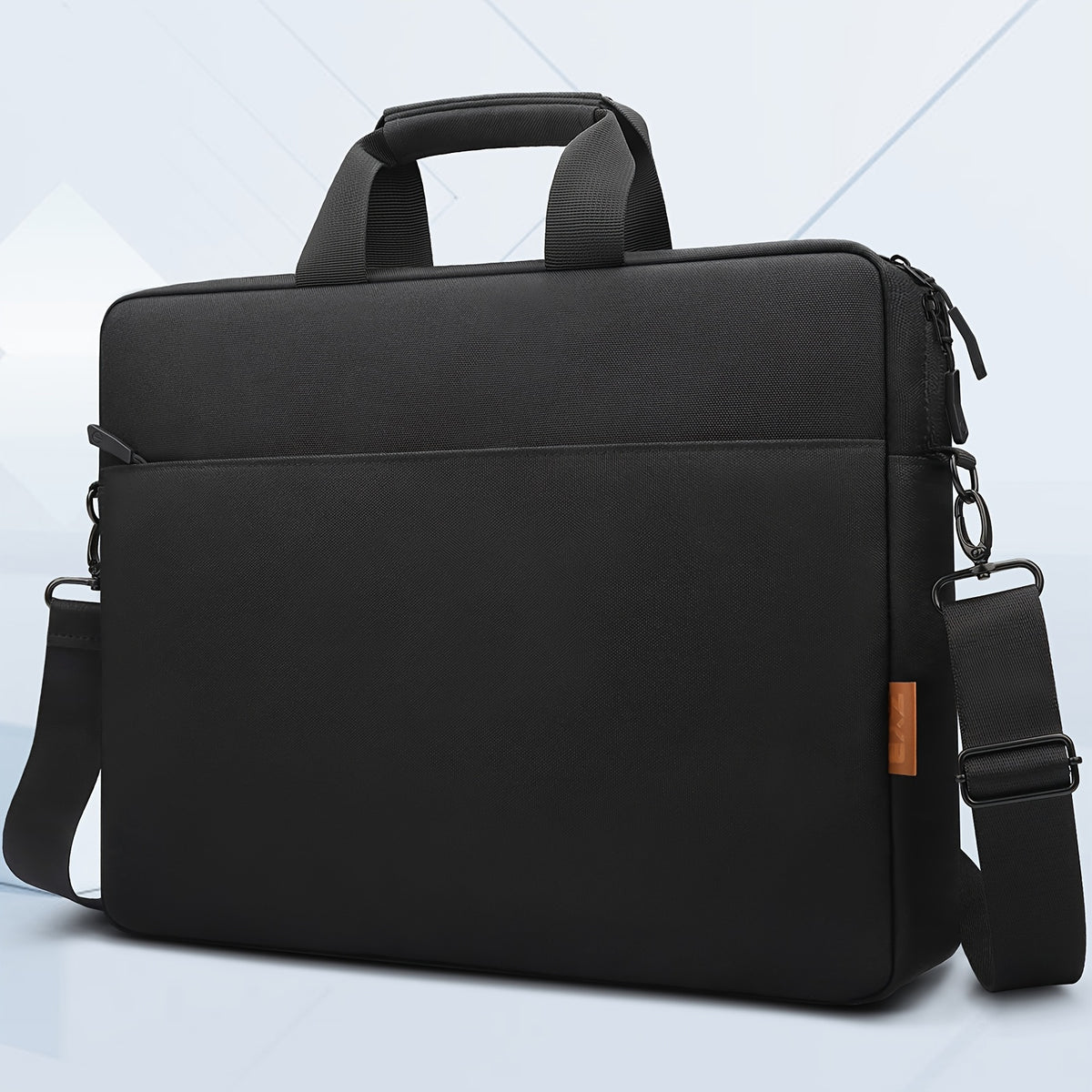 حقيبة لابتوب للكمبيوتر من 15 إلى 17 بوصة، حقيبة كتف للحاسوب المحمول من 15 إلى 17 بوصة، لـ MacBook Pro 16 M1 M2 M3 2019-2023 وأجهزة أخرى من 15 إلى 17 بوصة، حقيبة وثائق مكتبية للأعمال، حقيبة واقية للرجال والنساء، أسود