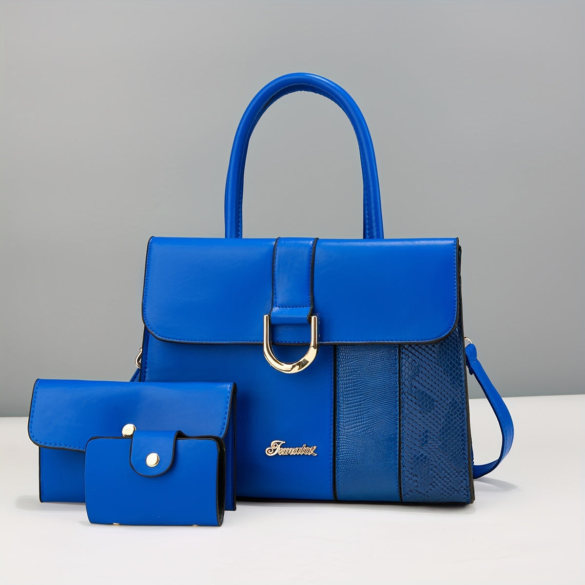 مجموعة هدايا عيد الأم للأم، 3 قطع حقيبة توت نسائية أنيقة عالية الجودة من البولي يوريثان بسعة كبيرة ومزخرفة، حقيبة كروسبودي العائلية بأسلوب أوروبي ومتعددة الوظائف