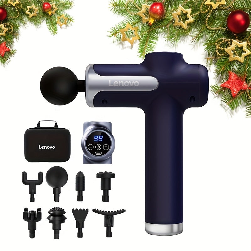 مسدس تدليك عضلات محمول، مدلك يدوي صامت، 8 أوضاع تدليك، بطارية ليثيوم قابلة لإعادة الشحن عبر USB بسعة 1800 مللي أمبير، بدون رائحة، جلد صناعي صناعي، احترافي، للرياضيين، الساق، هدايا عيد الميلاد، أفضل الهدايا