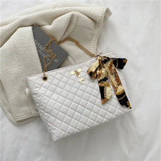 شنطة كتف كلاسيك للنساء - 2021 Ladies Fashion Leather Shoulder Lux