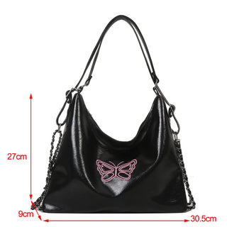 شنطة صغيرة أنيقة للنساء - 2023 Hot Pu Leather Shoulder Fur Tote La