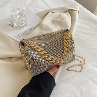 شنطة نسائية موضة 2025 للنساء - 2023 New Women's Bag Full Drill Hourglas