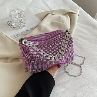 شنطة نسائية موضة 2025 للنساء - 2023 New Women's Bag Full Drill Hourglas