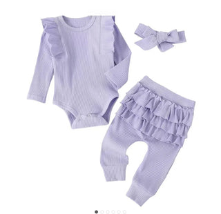 2024 european american baby بنت multi color أكمام طويلة pants bow جديد unisex product stylish cotton
