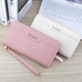 شنطة سهرة عصرية للنساء - 2024 New Design Ladies Pu Leather Wallet