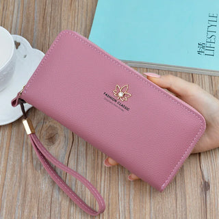 شنطة جلد كاجوال للنساء - 2024 New Design Ladies Pu Leather Wallet