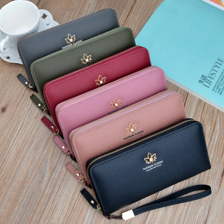 شنطة جلد كاجوال للنساء - 2024 New Design Ladies Pu Leather Wallet