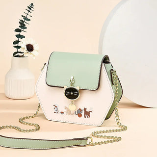 شنطة جلد فاخرة للنساء - 2024 New Designer Ladies Shoulder Bag Cr