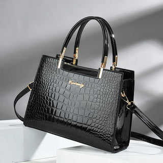 شنطة سهرة فاخرة للنساء - 2024 Solid Color Alligator Pattern Hand
