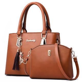 شنطة كتف عملية للنساء - 2025 Cat Shaped Tassel Fashion Girl Tote