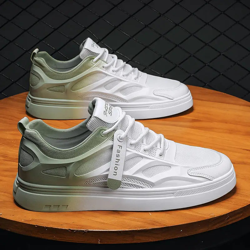 حذاء رياضي رجالي - أبيض – تهوية مريحة