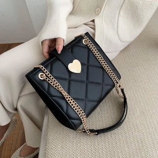 شنطة كتف كاجوال للنساء - 2025 New Trendy Fashion Hand Bag Heart L