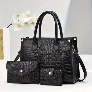 شنطة جلد كاجوال للنساء - 2025 New Wholesale 3 in 1 Shoulder Bags