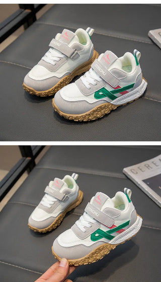 موضة 2025 ربيع جديد fashionable and handsome sports shoes for أولاد and بنات comfortable ناعم soled children's shoes