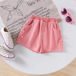 موضة 2025 صيف جديد european and american بنات كاجوال solid ستايل jacket and دينم shorts طقم with stereo bow lapel and pit كم